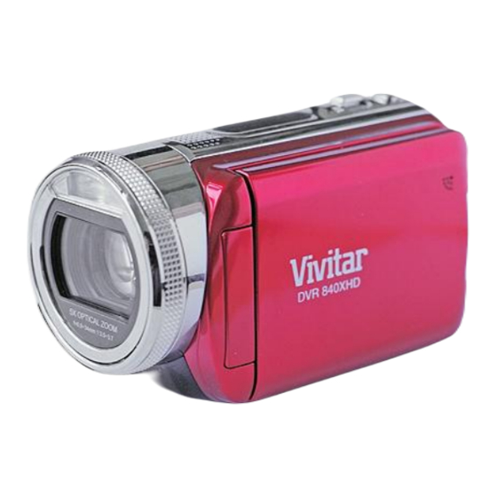 Vivitar DVR-840XHD Manuals