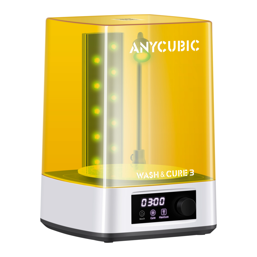 Anycubic Wash & Cure 3 Manual