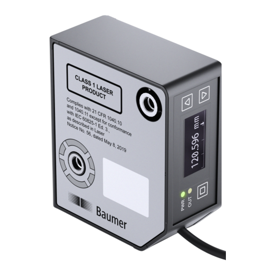 Baumer OM60 Modbus Manual