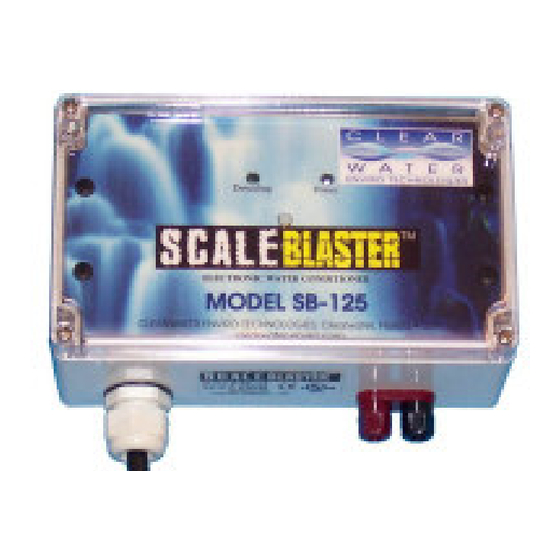 ClearWater SB-125 User Manual