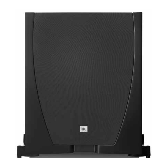 JBL SUB 560P Owner's Manual