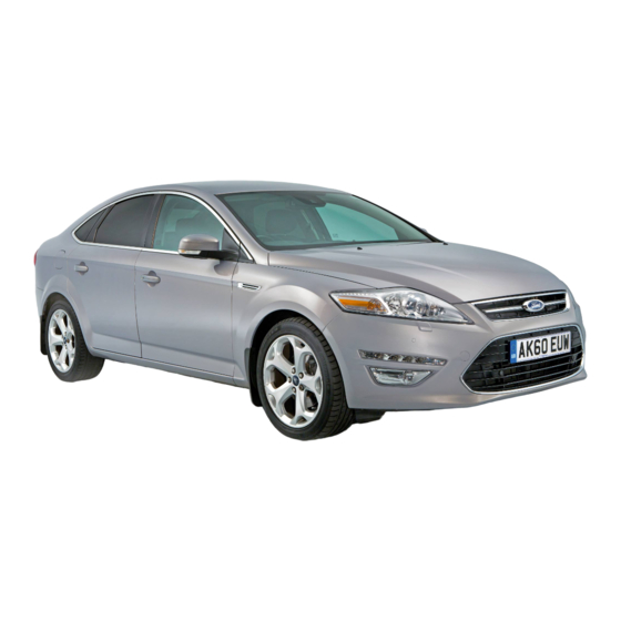 Ford Mondeo Owner's Handbook Manual