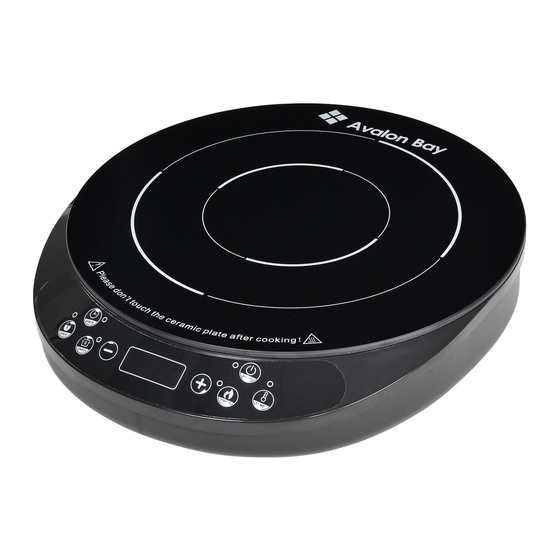 User Manuals: Avalon Bay IC200B Cooktop Euro Edition