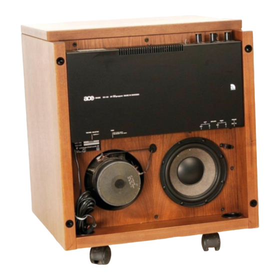 Audio Pro B2-50 Service Manual