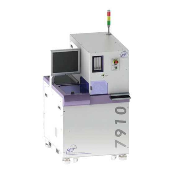 ADT 7900 Uno Dicing Series Site Preparation And Installation Supplement