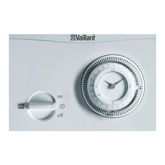 Vaillant timeSWITCH 150 Operating And Installation Instructions