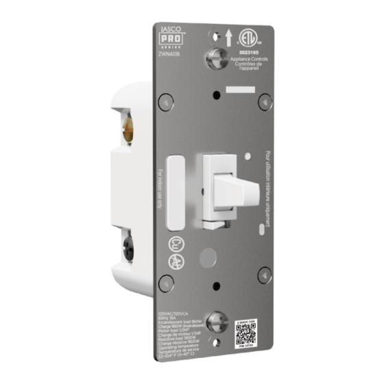 UltraPro 76603/ZWN4016 User Manual