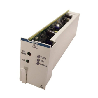 ADTRAN 750 Installation And Maintenance Manual