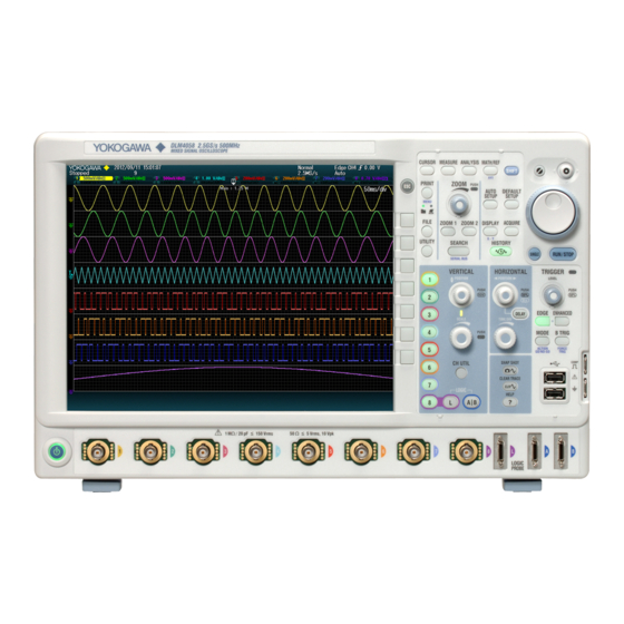 YOKOGAWA DLM4000 Series User Manual