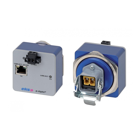 eks e-light EL100-S Series Manual