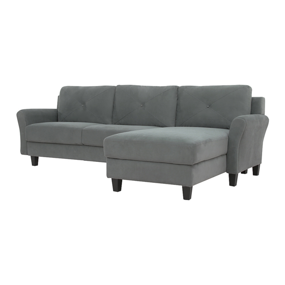 Lifestyle Solutions SECTIONAL ROLL ARM Assembly Instructions Manual