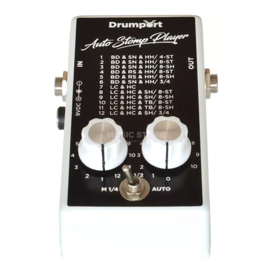 Drumport Auto Stomp Player MKII Owner's Manual