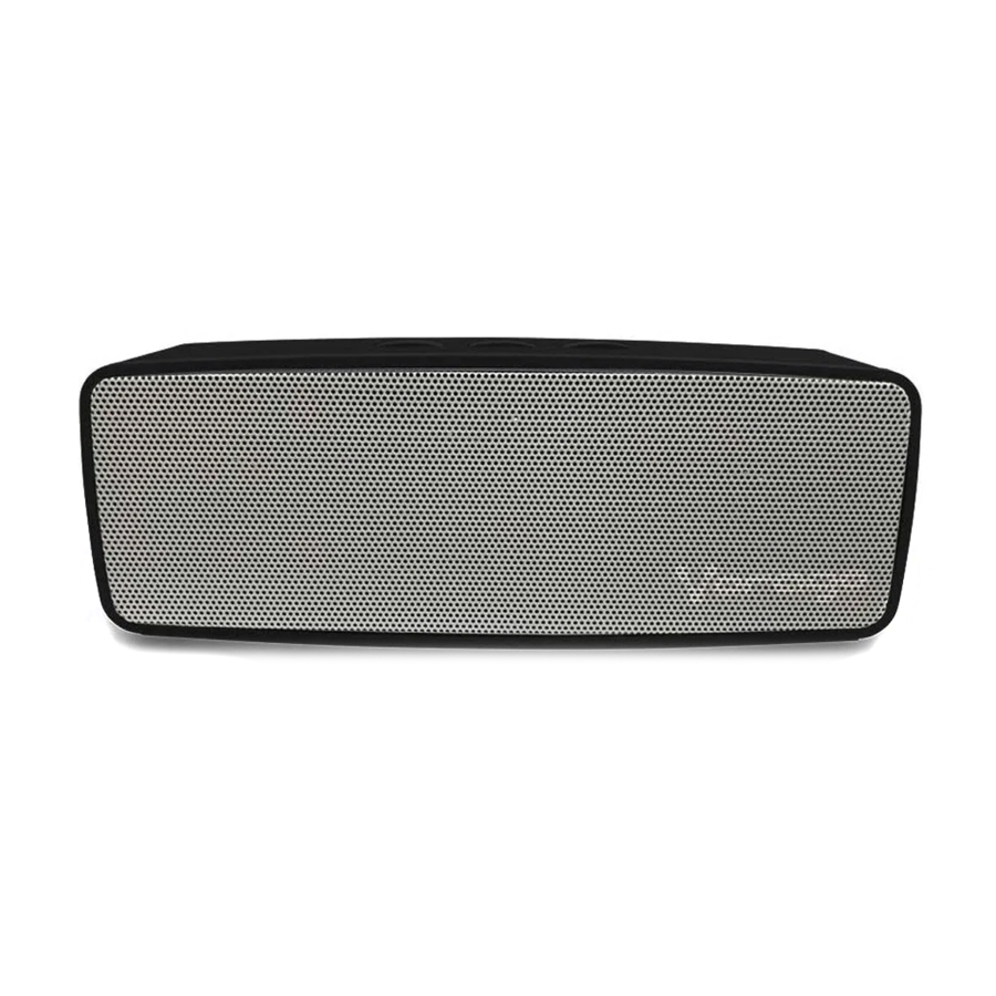 VORAGO BT SPEAKER 100 BSP-100 - Bluetooth Speaker Manual