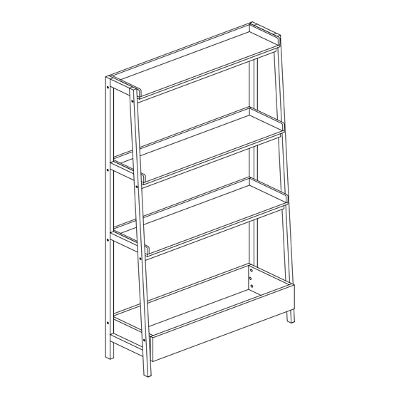 Mocka Tilly Tub Bookcase Assembly Instructions Manual