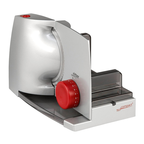 Ritter compact1 Manuals