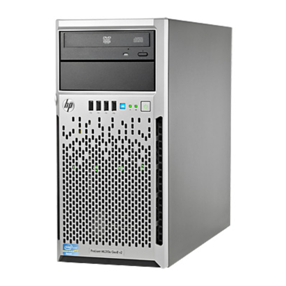 HP ProLiant ML310e Gen 8 v2 Product End-Of-Life Disassembly Instructions