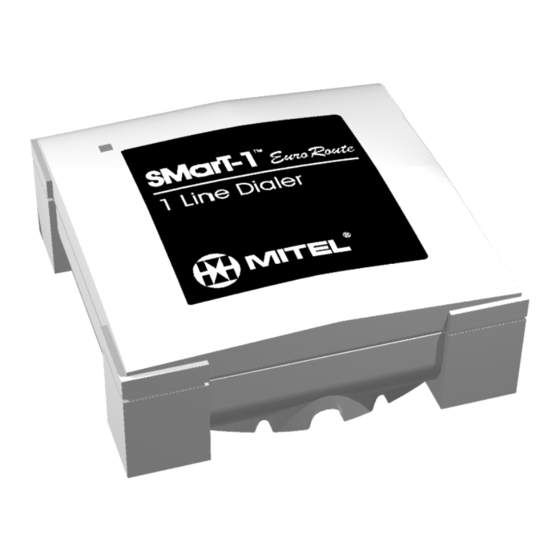 Mitel SMarT-1 EuroRoute Installation & Programming Manual
