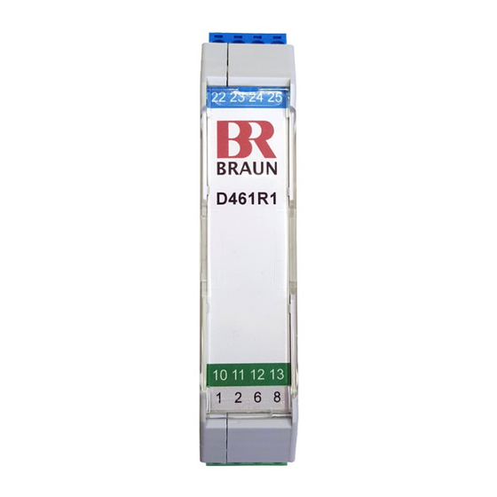 Braun D461R1 Product Manual
