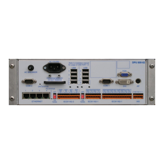 Danelec DM800 ECDIS G2 Installation Manual