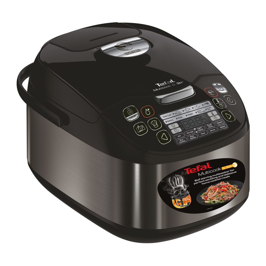 Tefal MULTICOOK & STIR RK901 - Mini Rice Cooker Manual