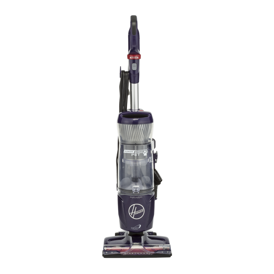 Hoover PowerDrive - Upright Vacuum Manual