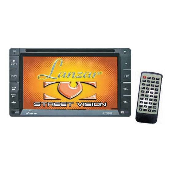 Lanzar SNV65i3D Owner's Manual