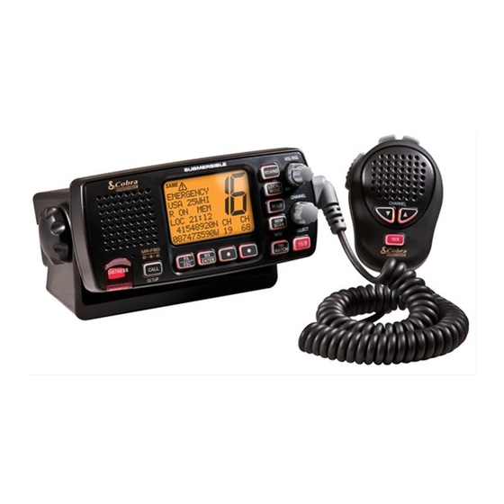 Cobra Marine MR F80B-D Manual Del Propietario