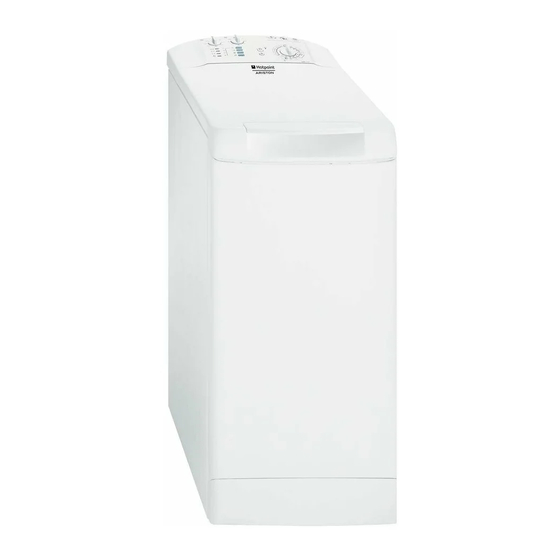 Hotpoint Ariston AVTL 83 Instructions For Use Manual