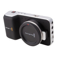 Blackmagicdesign Blackmagic Cinema Camera Installation And Operation Manual