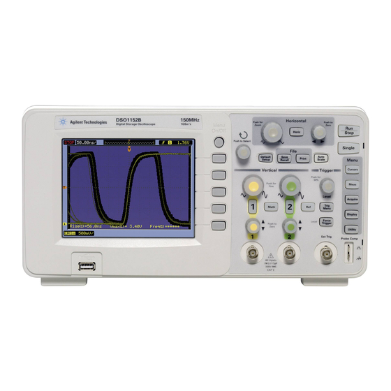 Keysight DSO1000B Series Manuals