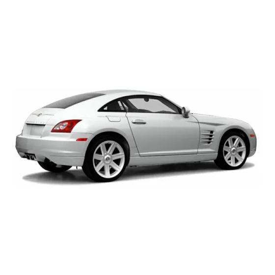 Chrysler Crossfire 2004 Manual
