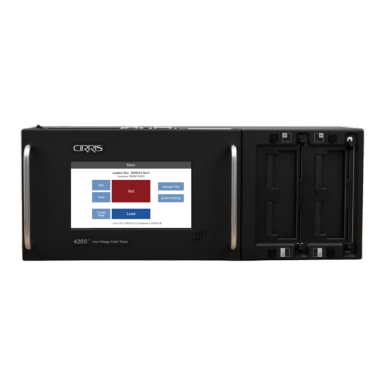Cirris 4200 Series Getting Started Manual