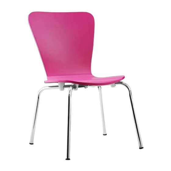 Dorel Home Products Better Homes and Gardens Kids Bentwood Chair C015102WE Assembly Instruction Manual