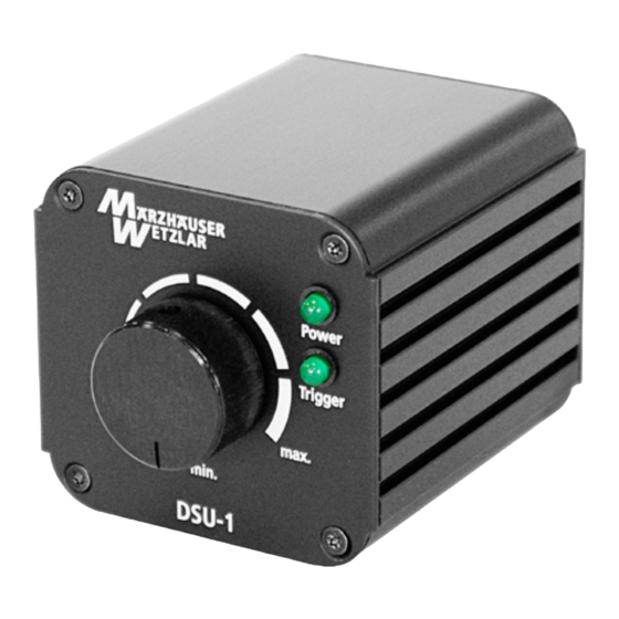 Marzhauser Sensotech DSU-1 Operating Manual