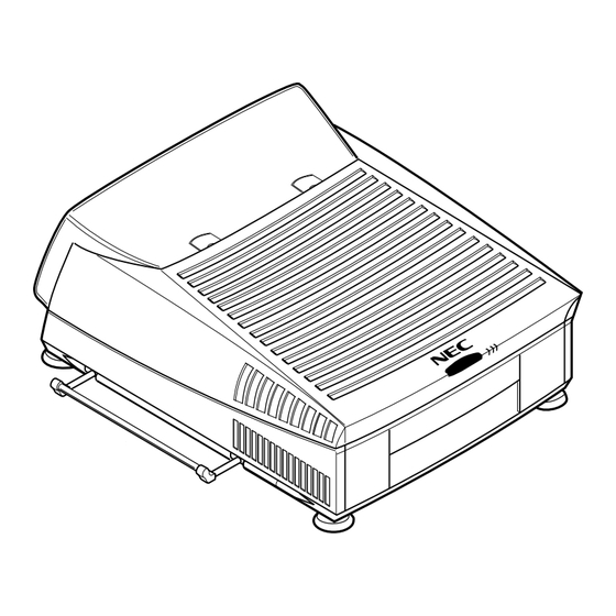 User Manuals: NEC MultiSync XG110LC CRT Monitor