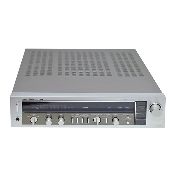 Fisher CA-550 Service Manual