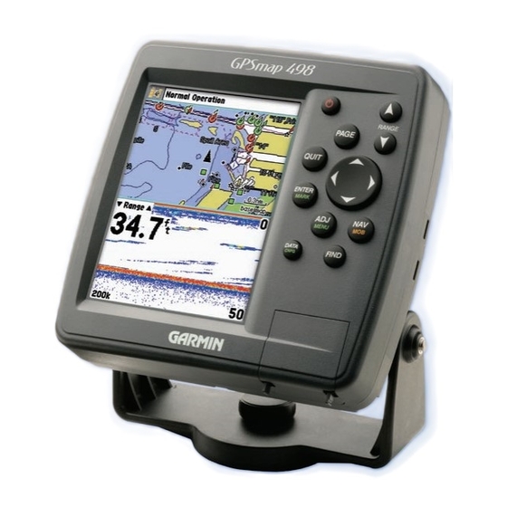 Garmin GPSMAP 392, 398, 492, 498 Owner's Manual