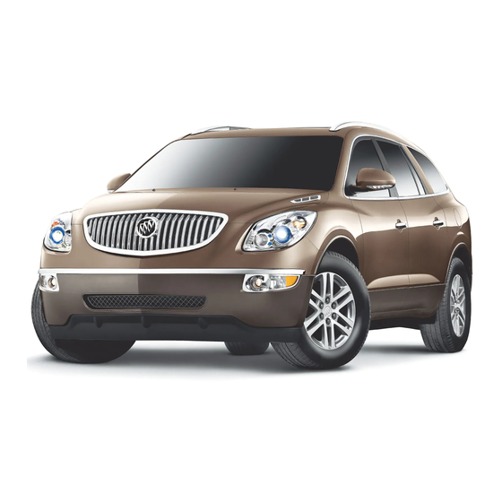 Buick Enclave 2008 Getting To Know Manual