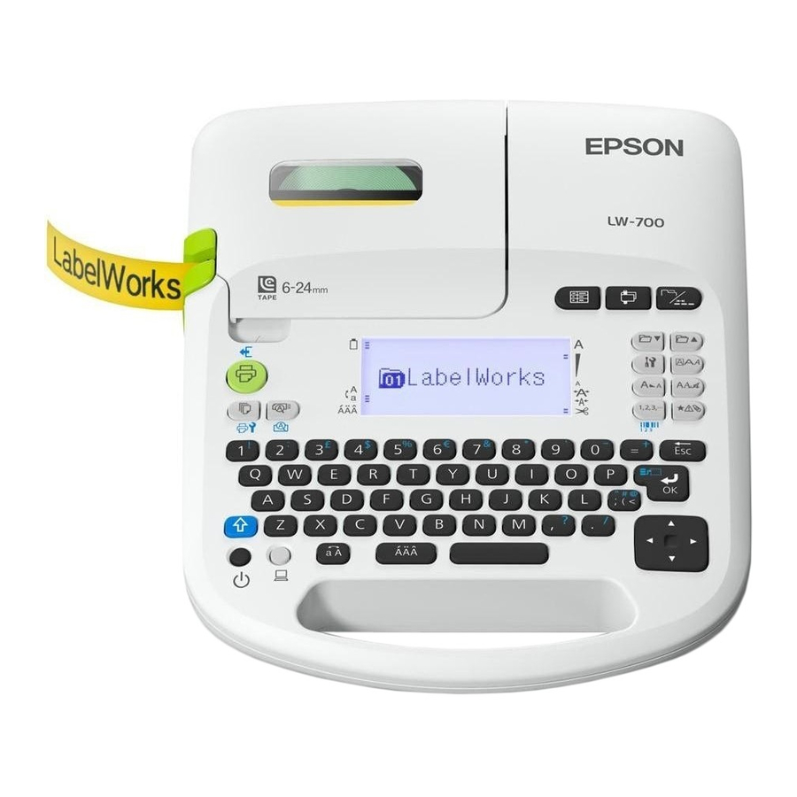 Epson LabelWorks LW-700 User Manual
