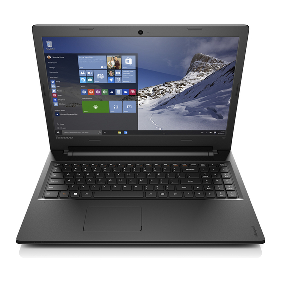 LENOVO IDEAPAD 100-15IBD USER MANUAL Pdf Download | ManualsLib