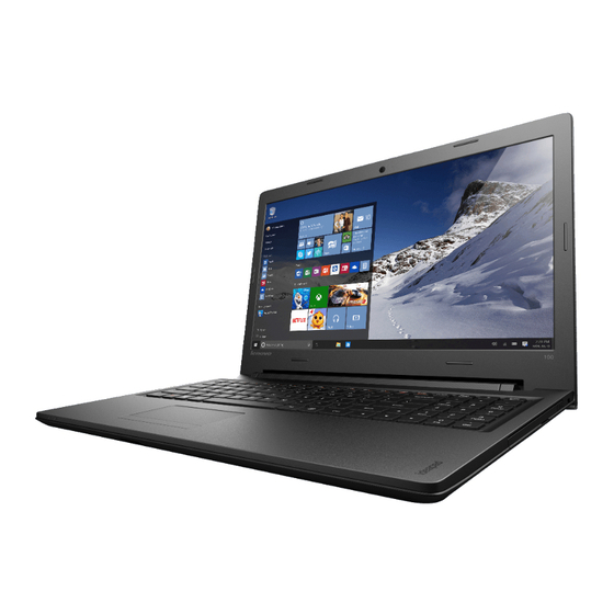 Lenovo Ideapad 100 15IBD Hardware Maintenance Manual