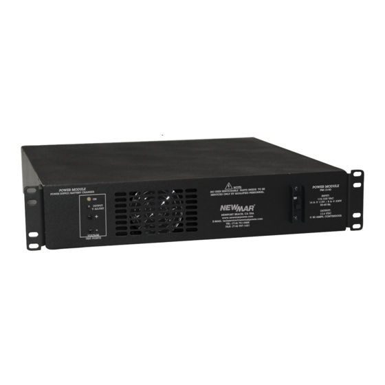 NewMar PM-48-20 Installation & Operation Instructions