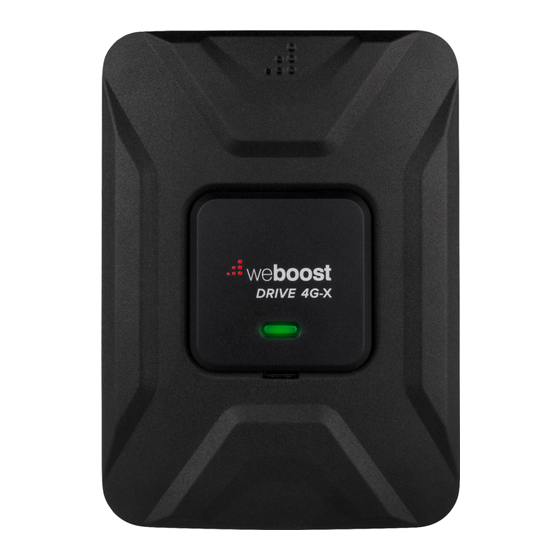 weBoost Drive 4g-x Installation Instructions Manual