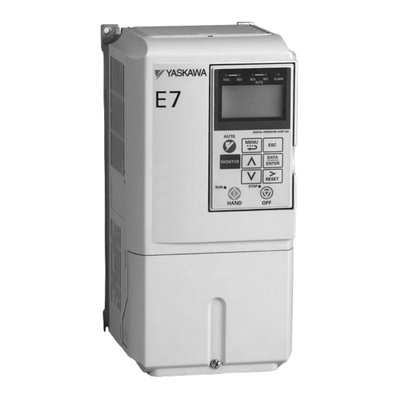 YASKAWA E7 Installation Manual