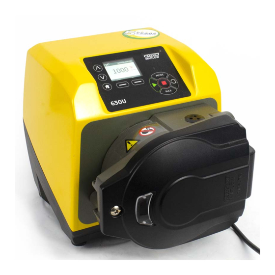 Watson-Marlow 630 U Installation, Operating And Maintenance Manual