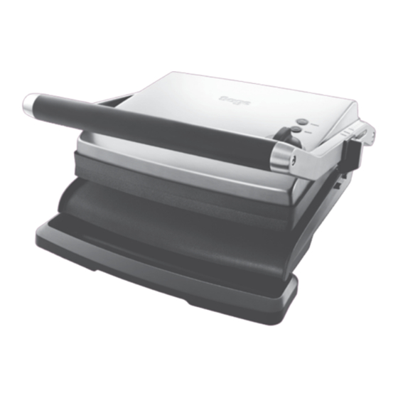 Heston Blumenthal Sage AdjustaGrill & Press BGR250 Manuals