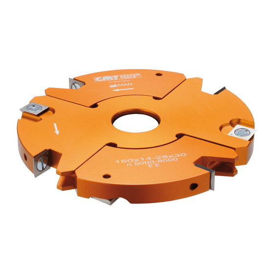 CMT ORANGE TOOLS 694.021 General Rules For The Utilization