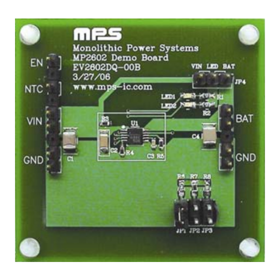 MPS EV2602DQ-00B Quick Start Manual