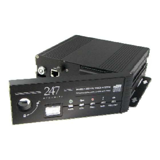 247Security mDVR600 Series Quick Manual