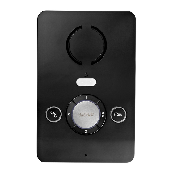 Gewiss CHORUS VELIA GW19216BK Installation Manual